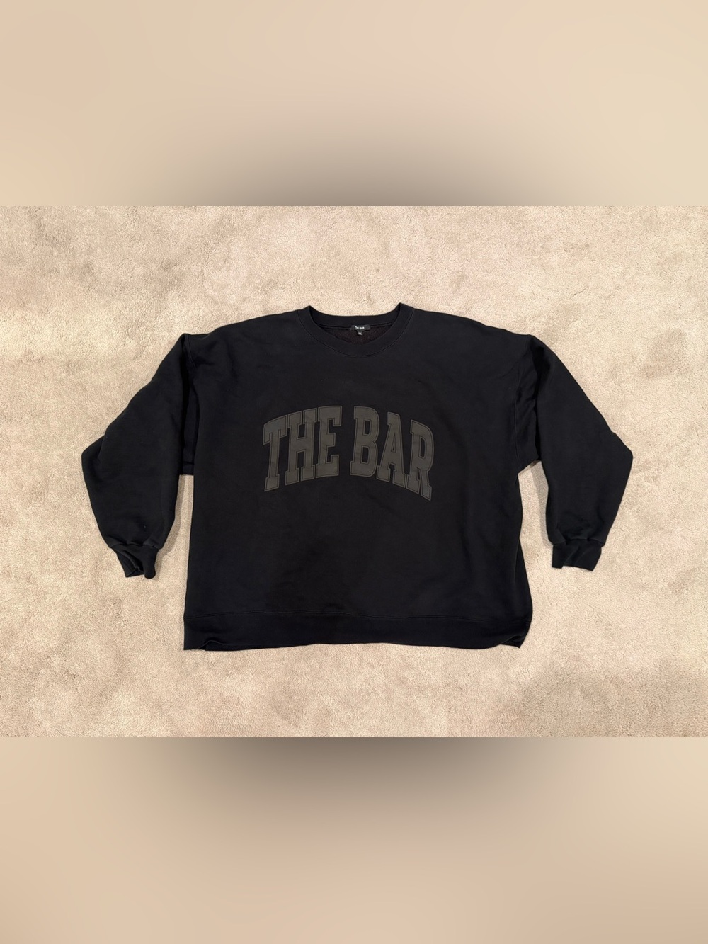 THE BAR Varsity Oversized Sweatshirt